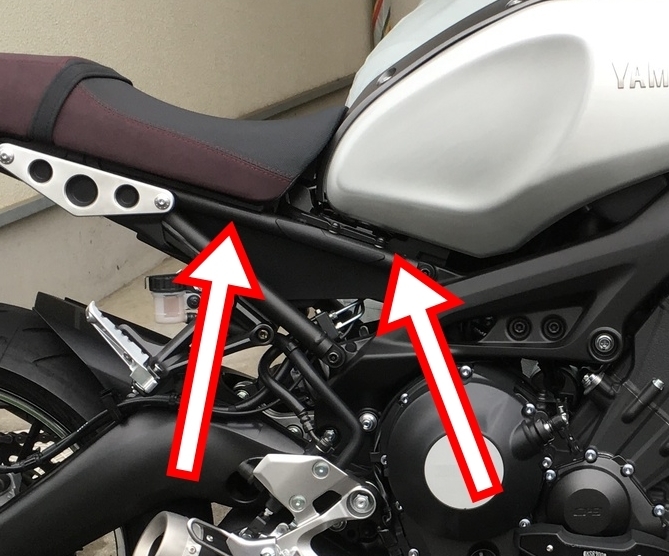 XSR900 サドルバッグ取り付け: XSR900とFTR223な日々