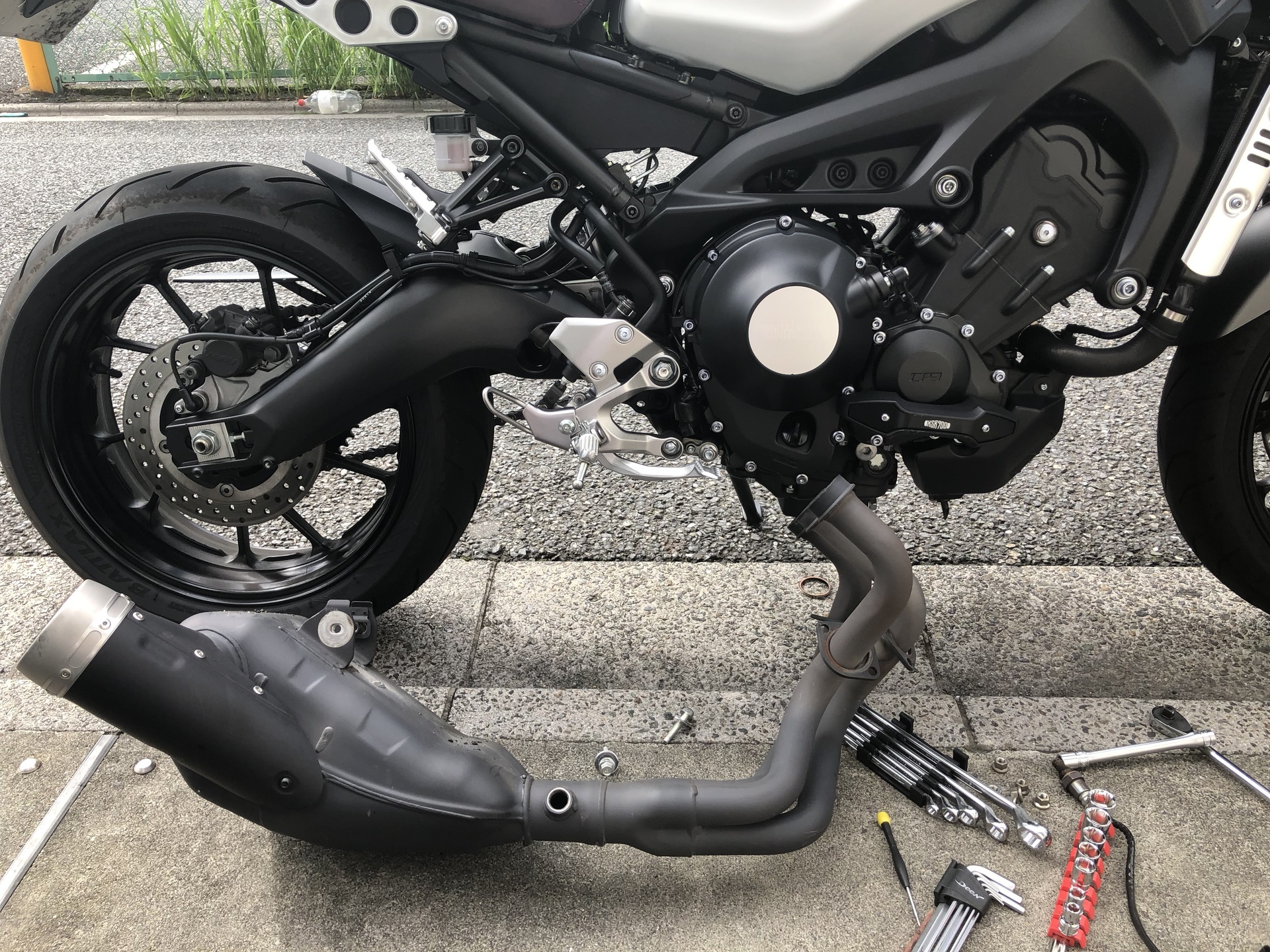 ＸＳＲ９００純正マフラー - マフラー・排気系